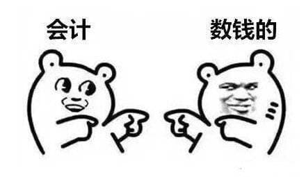 会计，数钱的