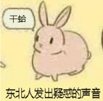 东北人发出疑惑的声音（干蛤）