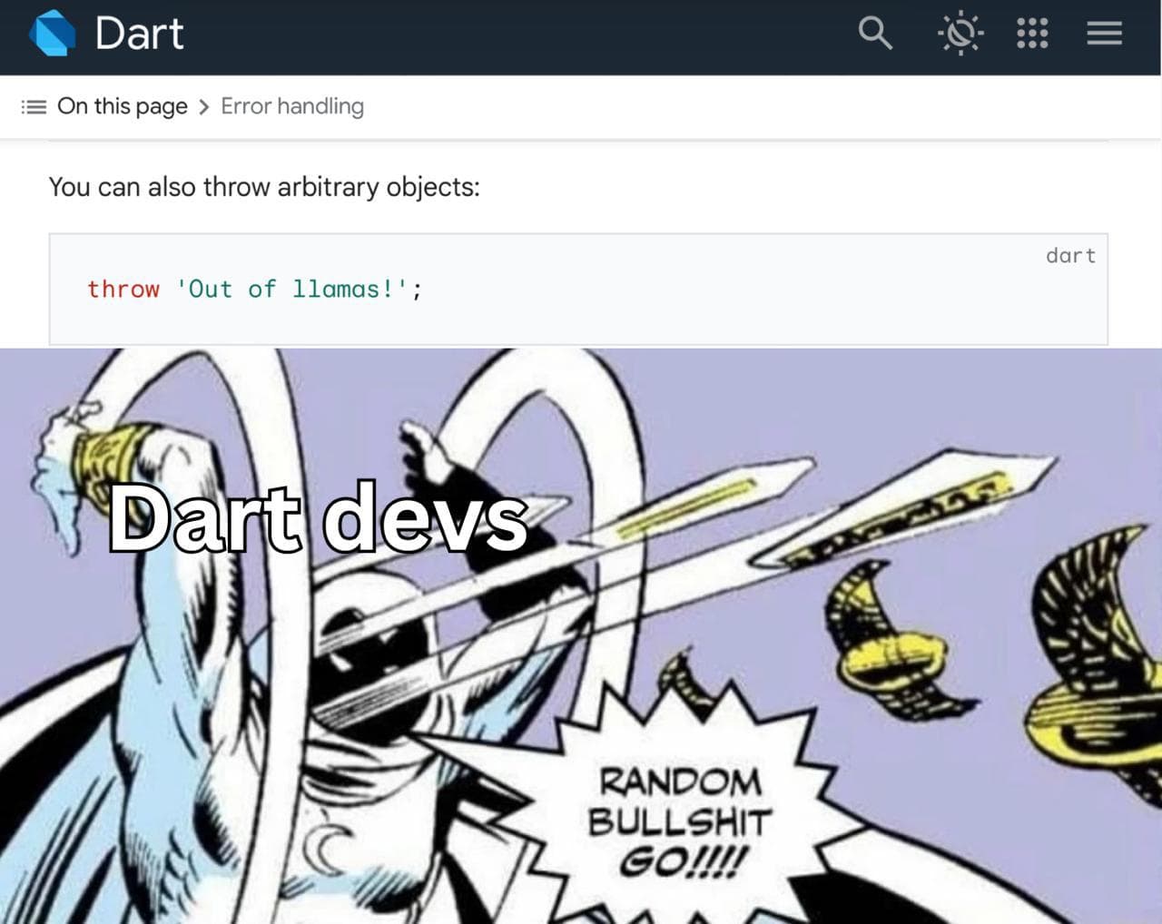 Throwing Everything