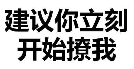 建议你立刻开始撩我