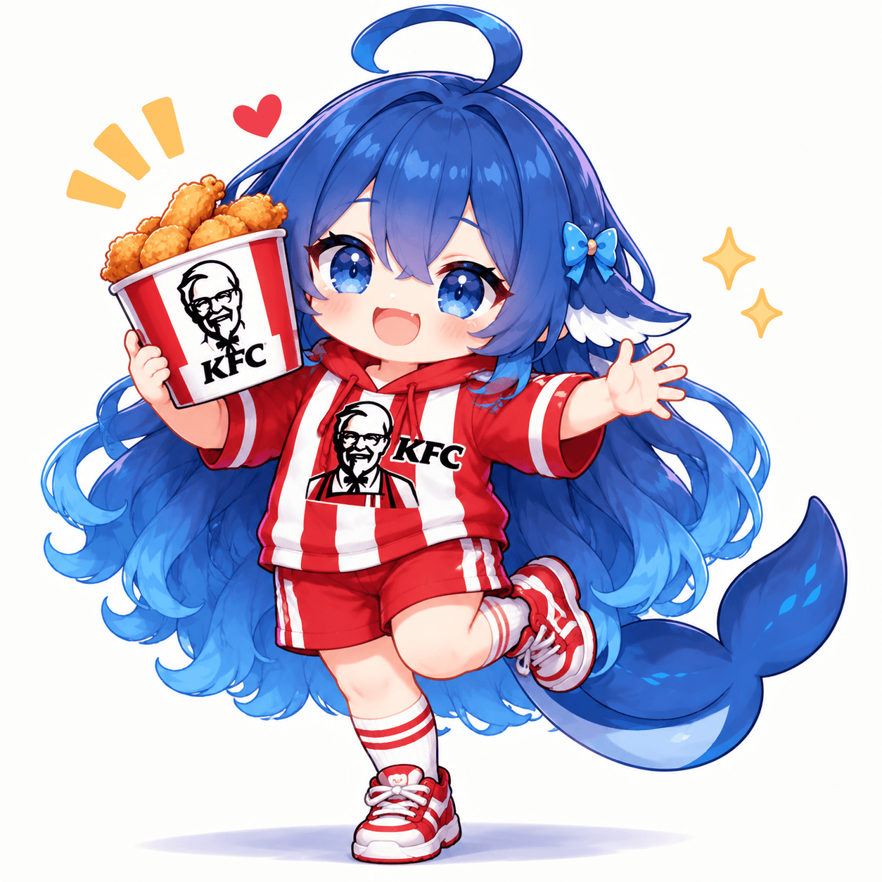 DeepSeek娘的肯德基炸鸡派对