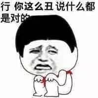 行，你这么丑说什么都是对的