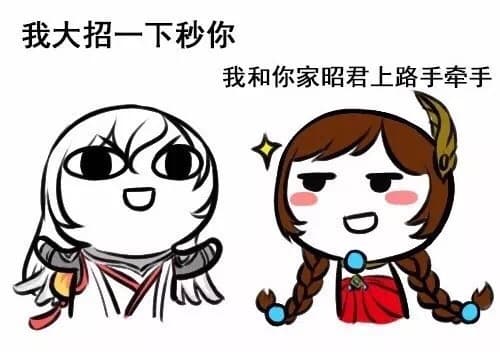 我大招一下秒你，我和你家昭君上路手牵手！