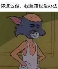 你这么傻.我蓝猫也没办法