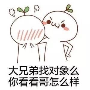 大兄弟找对象么，你看看哥怎么样