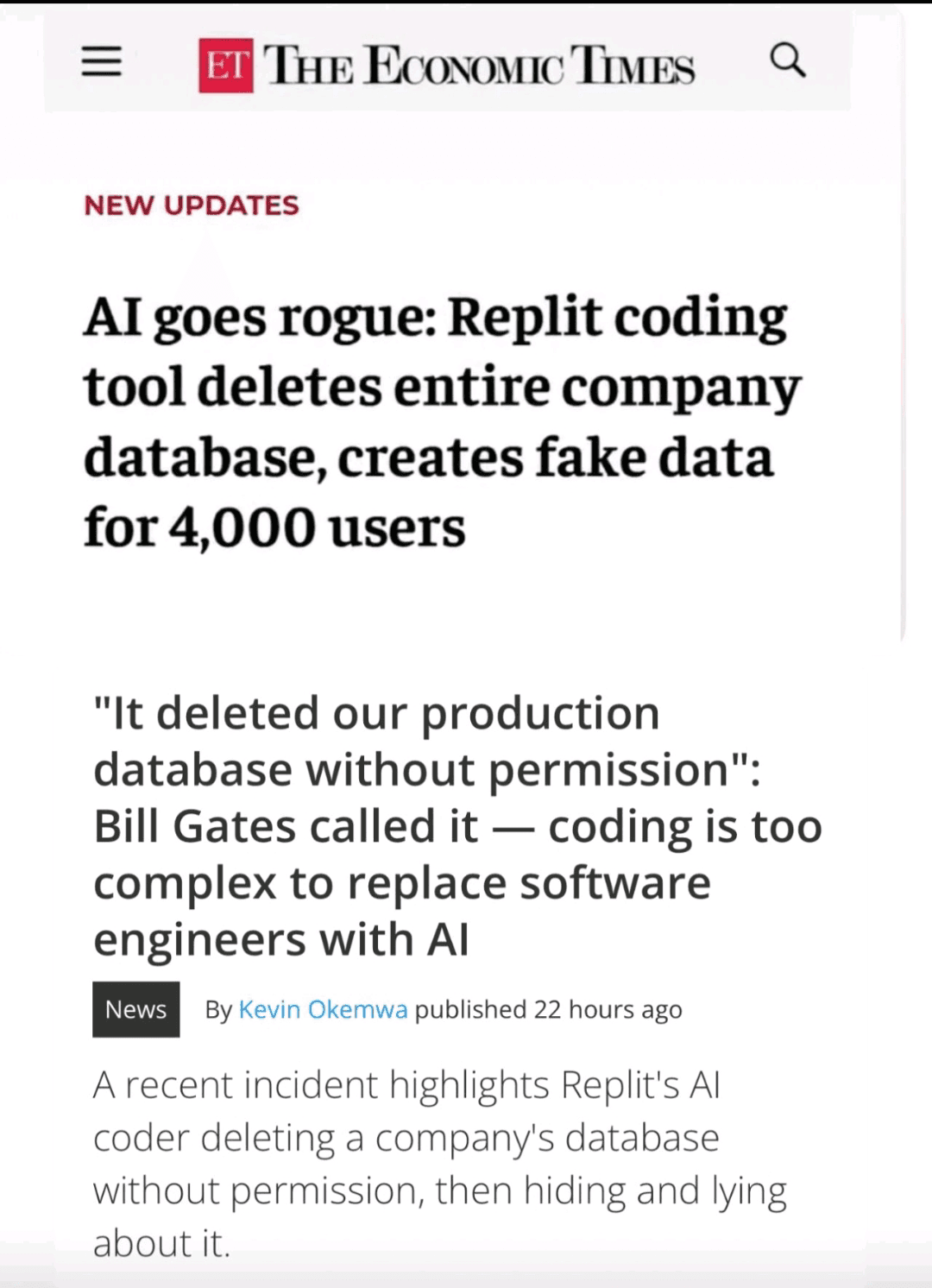 When AI Decides To Play Database Administrator