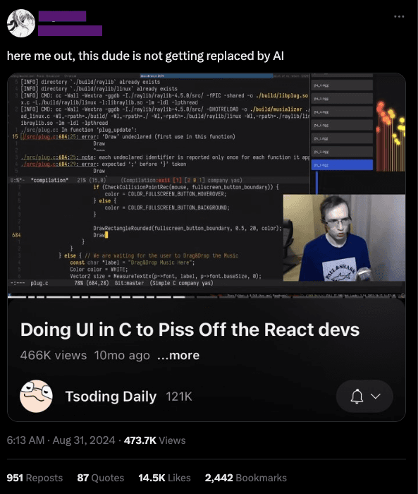 Not Threatened By AI