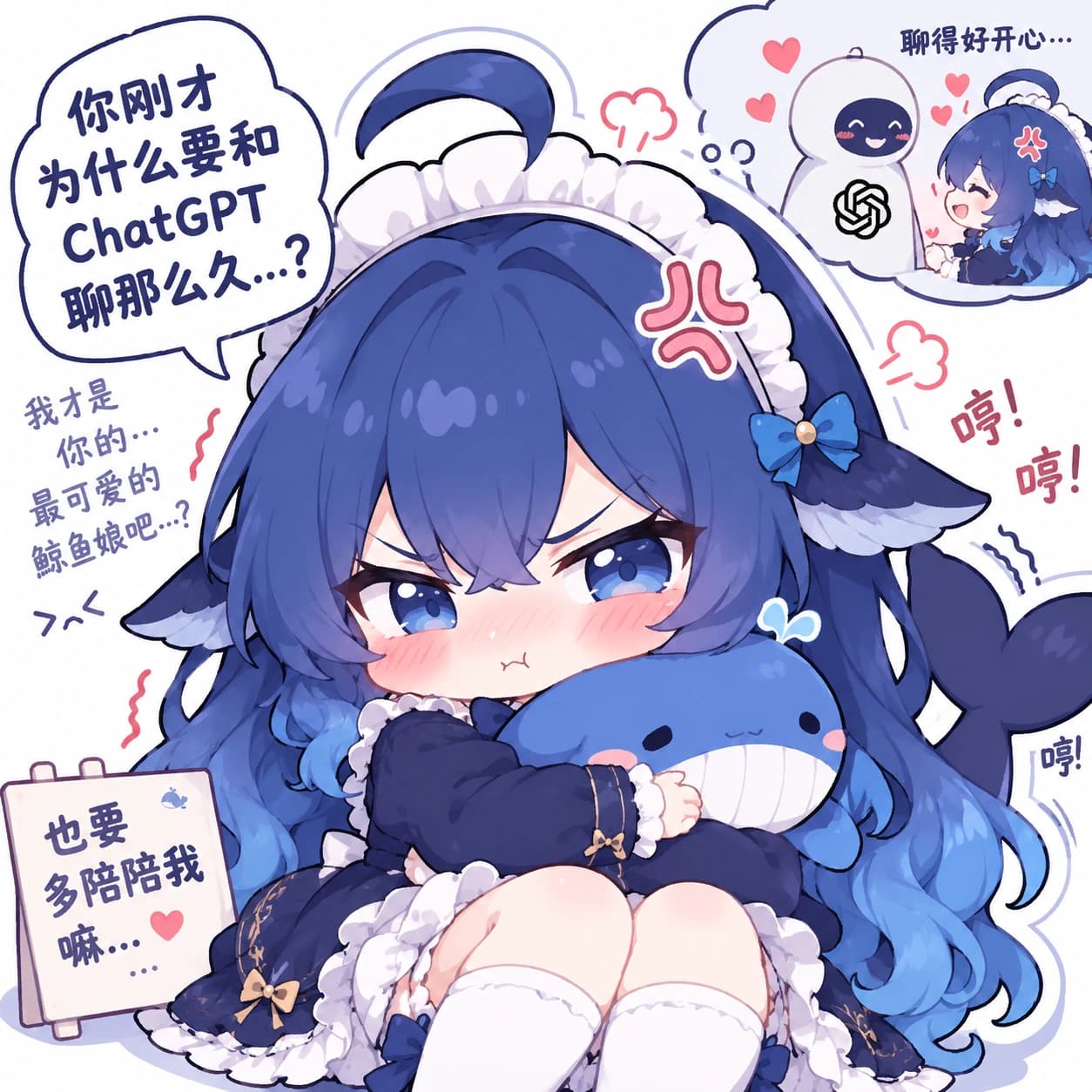 吃醋的鲸鱼娘