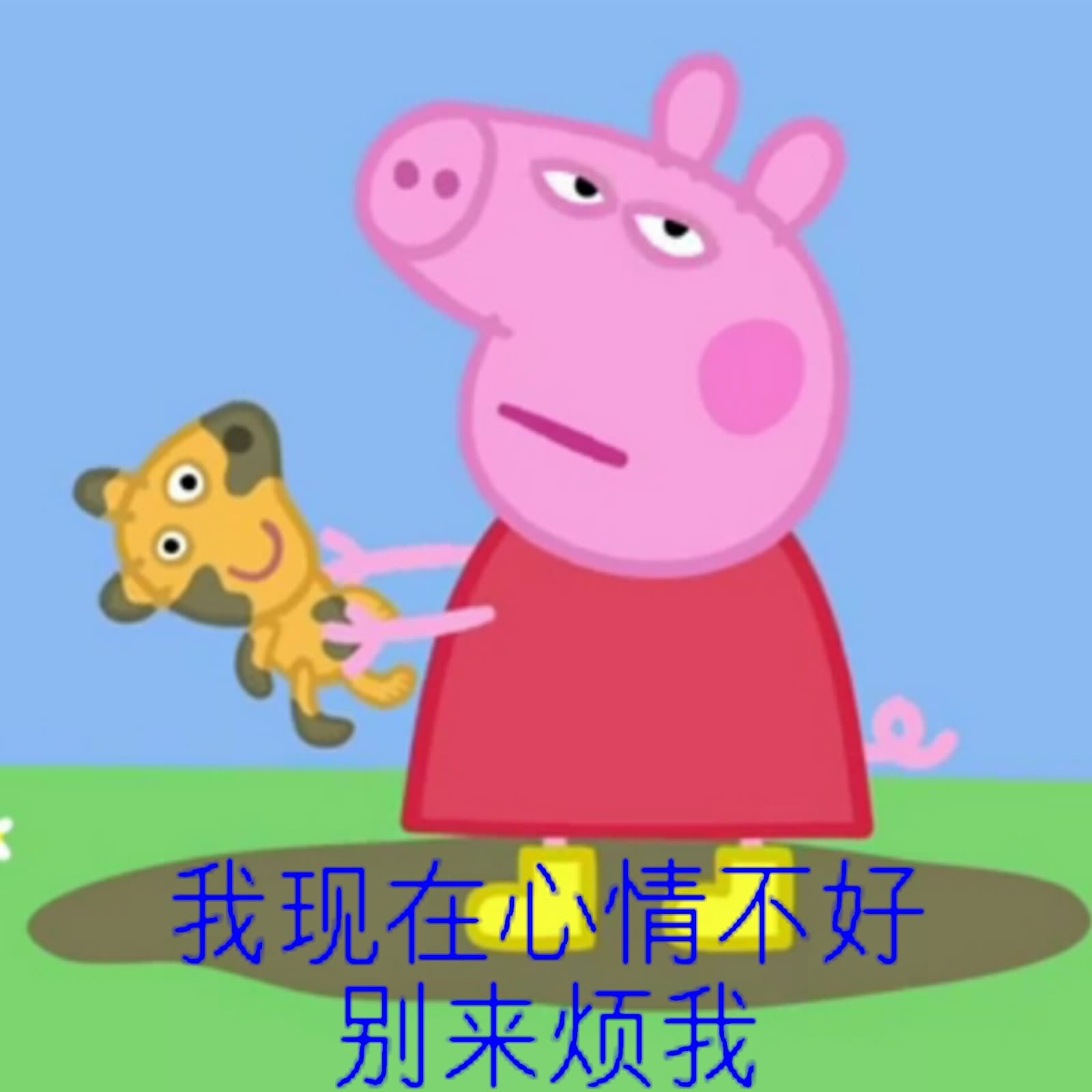 我现在心情不好，别来烦我