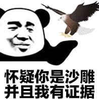 怀疑你是沙雕.并且我有证据