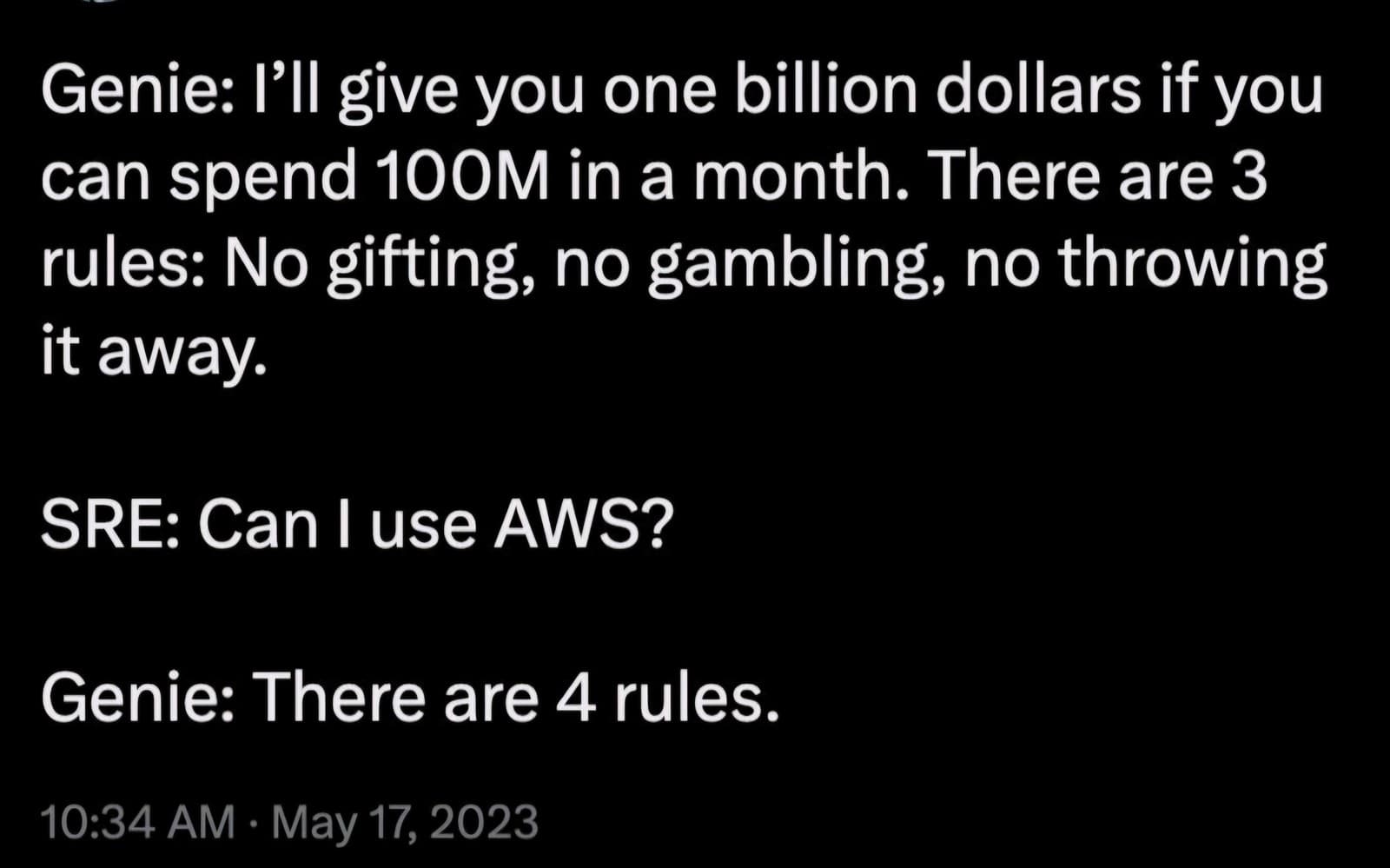 There Are Four Rules Now