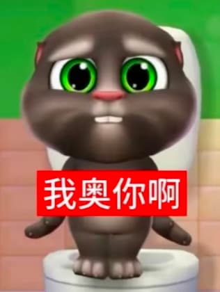 抽象会说话的汤姆猫表情包