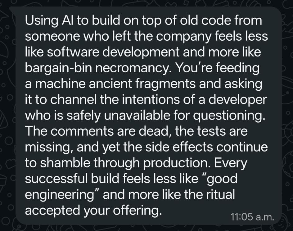 AI Necromancy