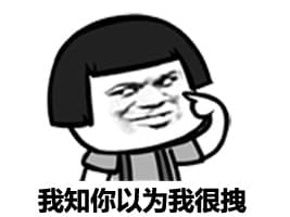 我知你以为我很拽