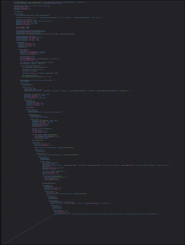 My Friend Didn't Know How To Use Async Sleep In Javascript, So He Wrote This Massive Chain Of .Then()