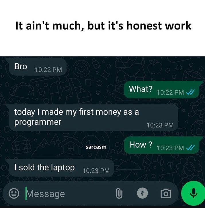 Sold The Laptop