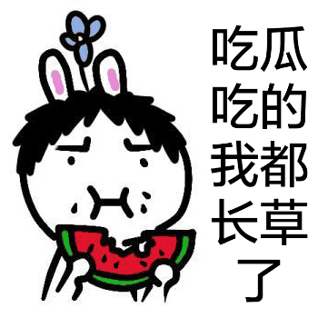 吃瓜吃的我都长草了