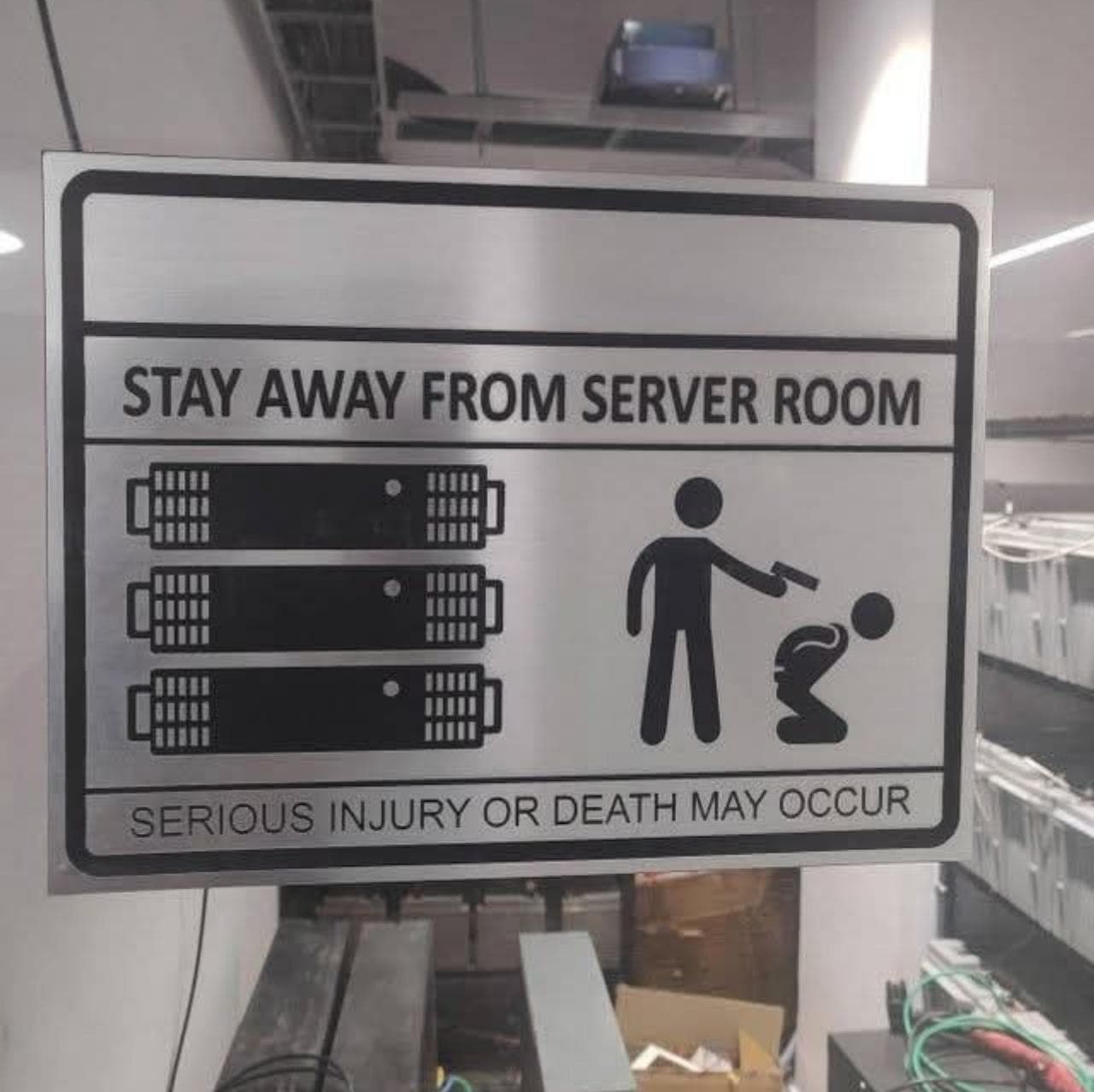 Stay Away From Server Room (Or Else)