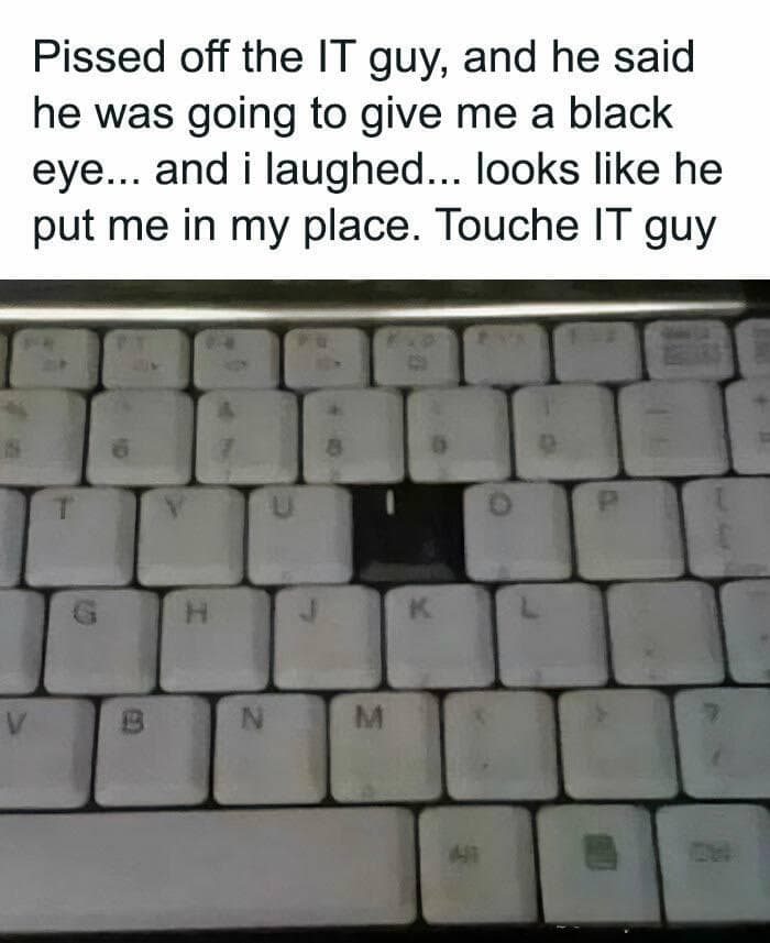 Revenge Of The IT Guy: A Key Removal