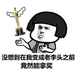 没想到在我变成李老头之前 竟然能拿奖