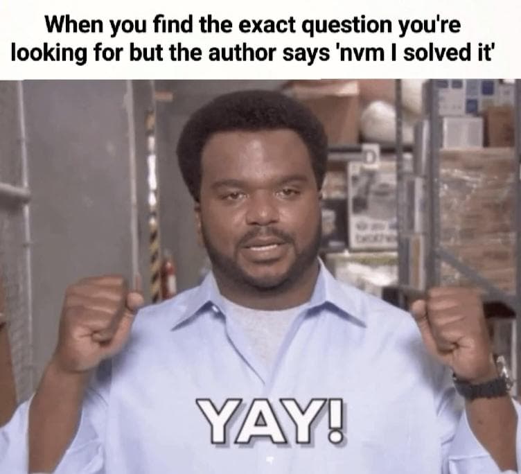 Well Thank You For Not Sharing The Solution I Guess