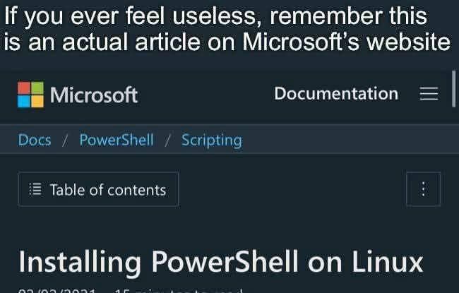 If You Ever Feel Useless