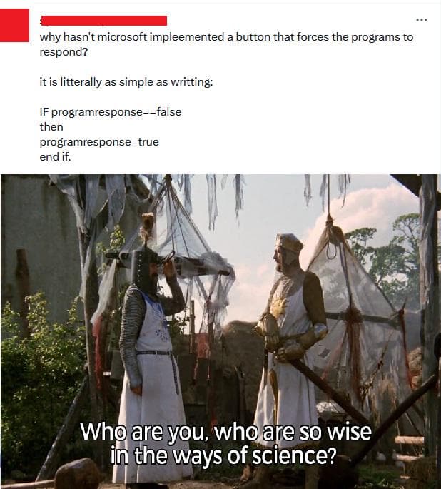 If Only It Were That Simple