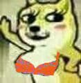深红色
