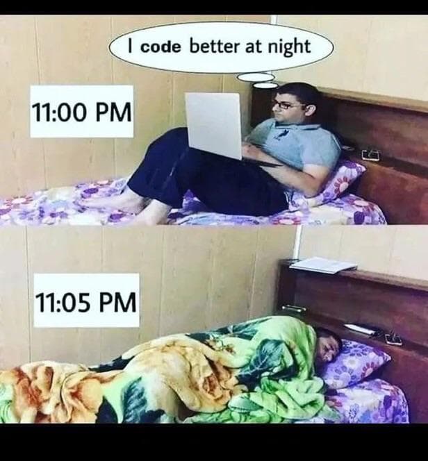 Never Do Coding At Night