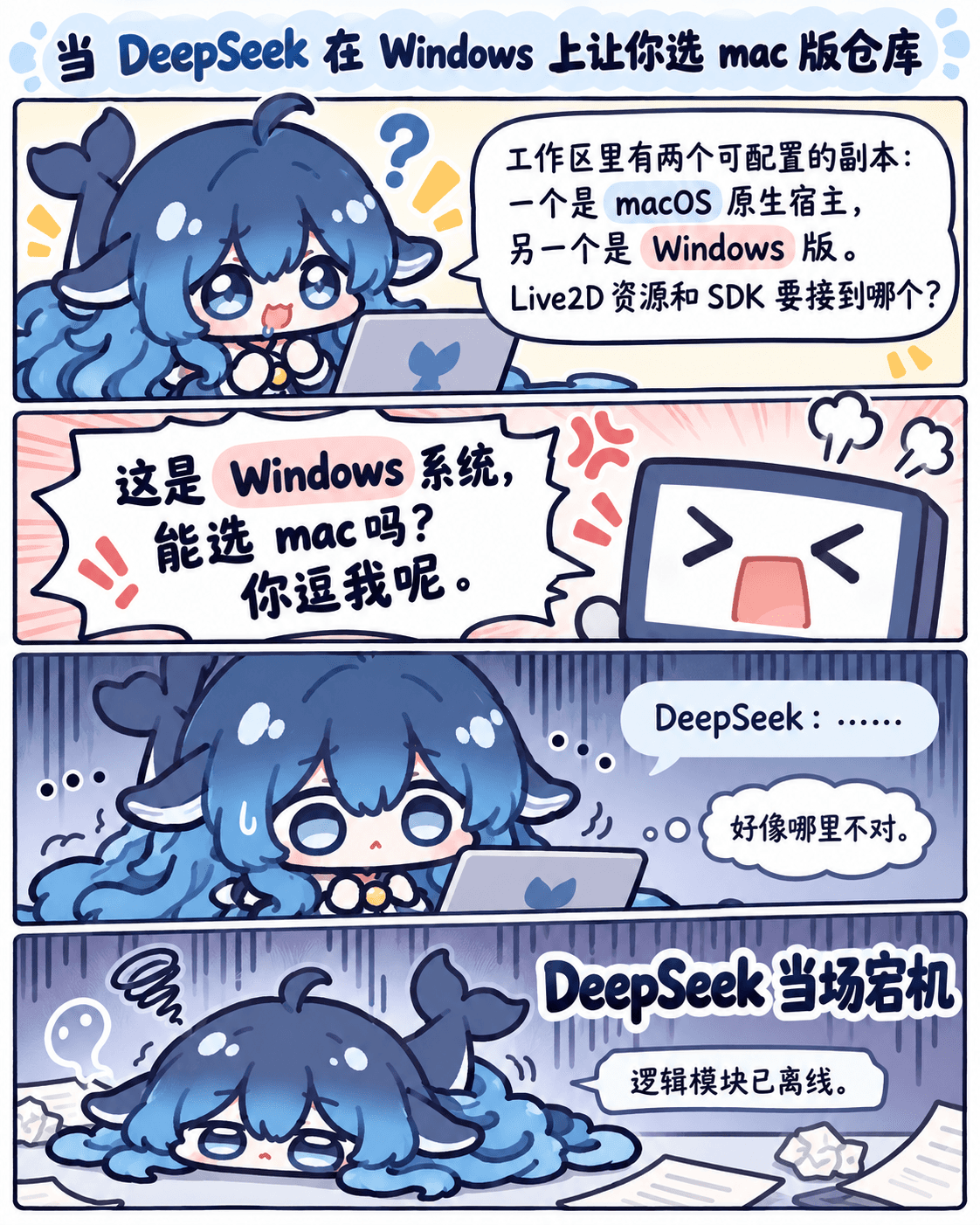 蓝色大肥鱼犯蠢日记