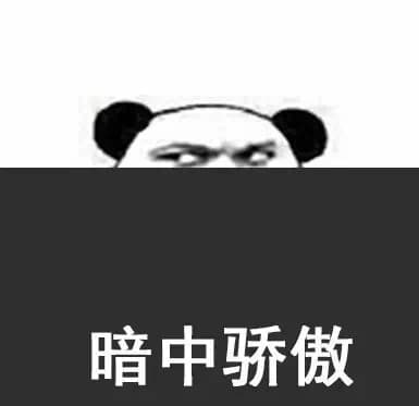 暗中骄傲