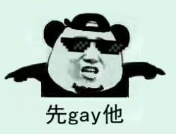 先 gay他