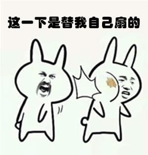 这一下是替我自己扇的