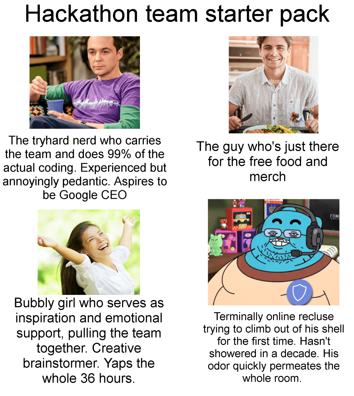 The Hackathon Team Starter Pack