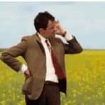 mr bean waiting GIF Template