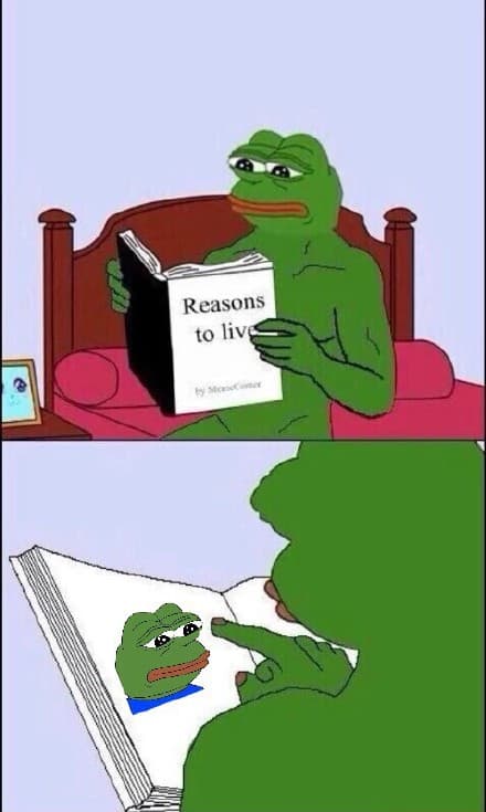 Reasons to live（绿青蛙看书）