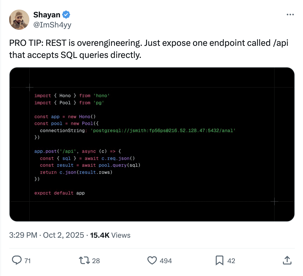 Stop Over Engineering