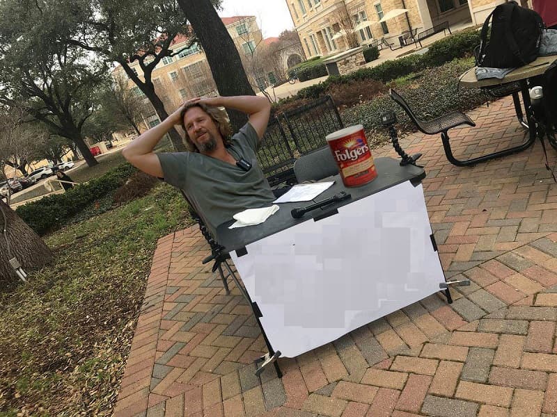 "THE DUDE" LEBOWSKI "CHANGE MY MIND" BLANK