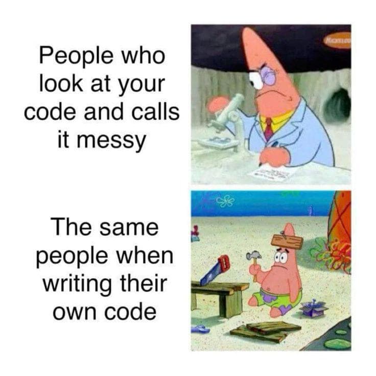 The Code Critic's Double Standard