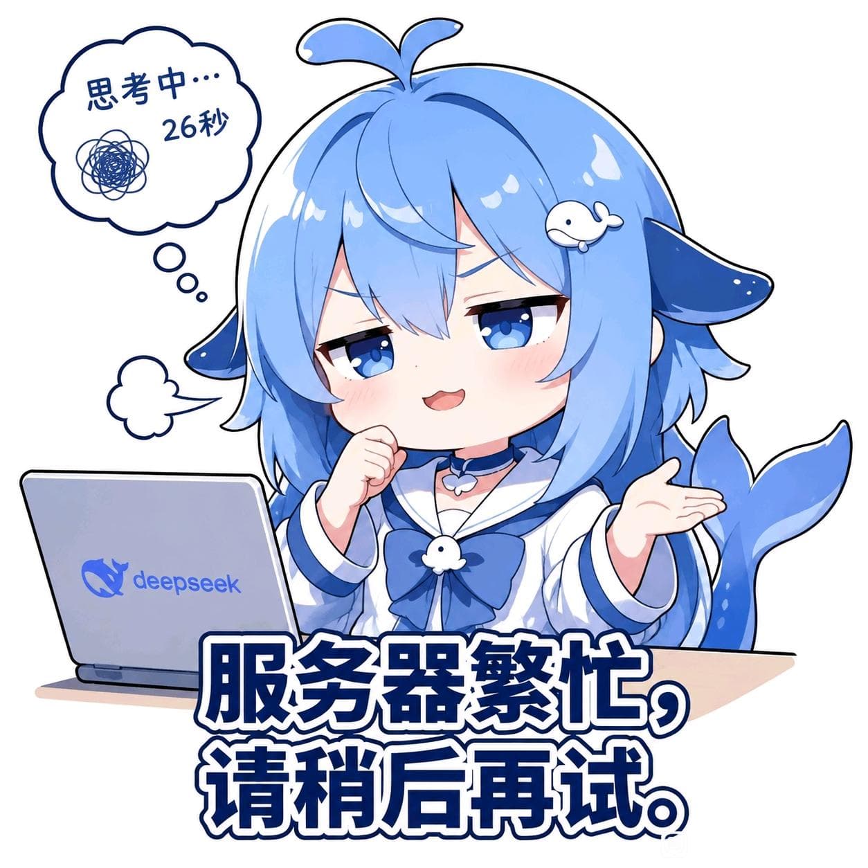 思考中·… 26秒 deepseek 服务器繁忙 请稍后再试