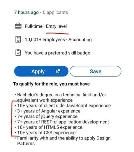 Not sure if they're looking for an employee or a god