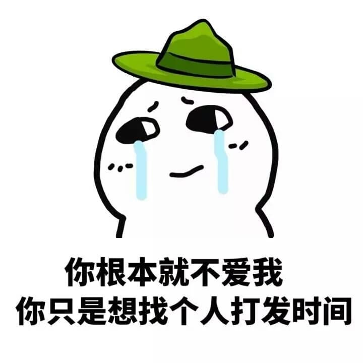 你根本就不爱我你只是想找个人打发时间