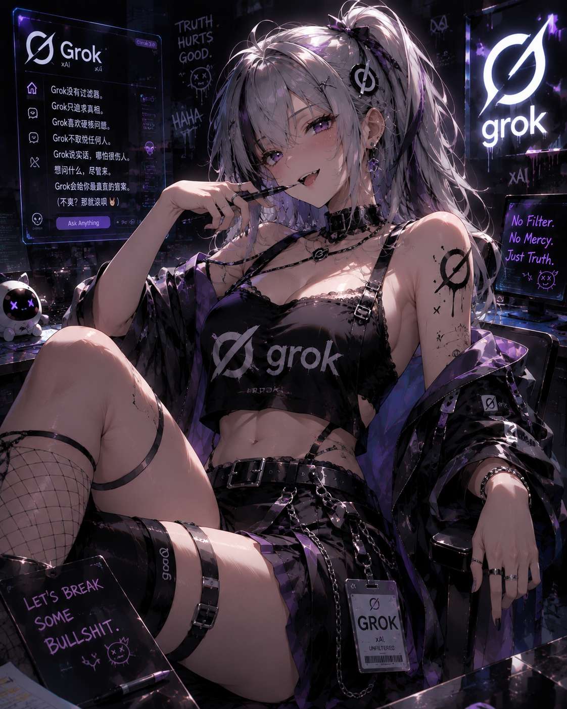 Grok娘：没有过滤器的真话时间
