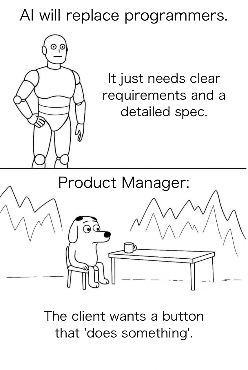 AI Will Replace Programmers (After We Define 'Something')