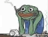 sad frog(绿青蛙抽烟)