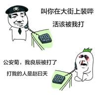 叫你在大街上装逼，活该被我打