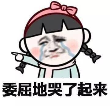 委曲地哭了起来