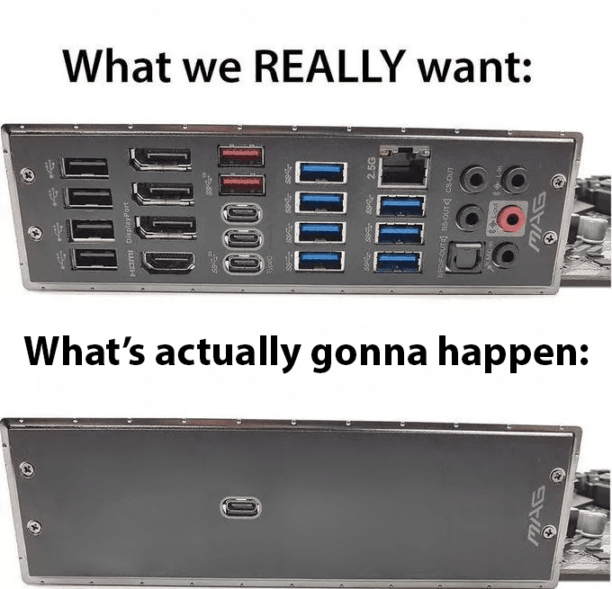 Less Ports