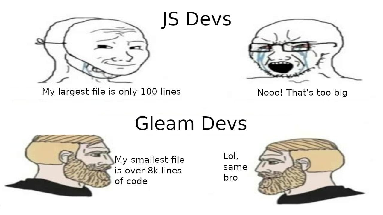 Gleam Devs Be Like