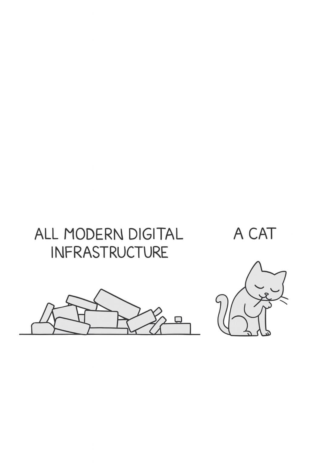 Cat Vs Modern Infrastructure